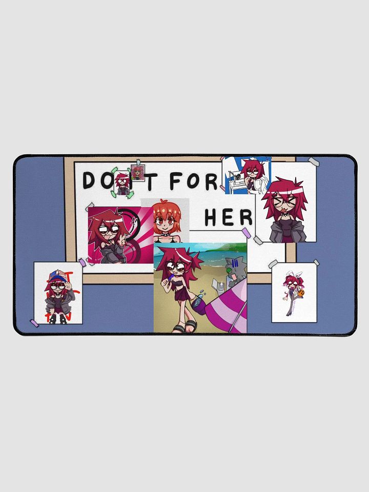 Do It For Her Enemy Crab Meme Desk Mousepad product image (1)