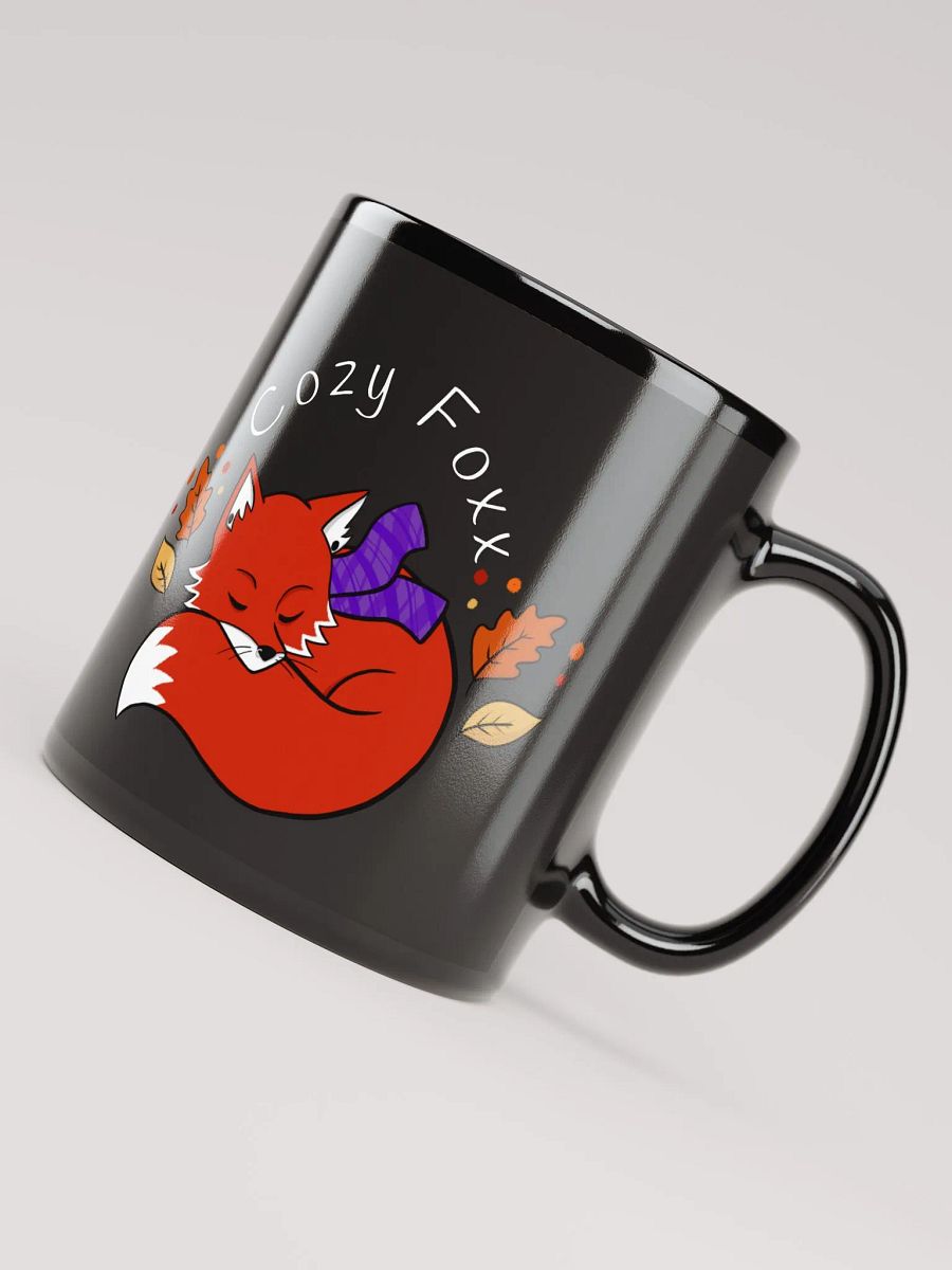 Cozy Foxx Ceramic Mug Black product image (3)