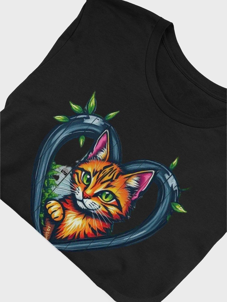 Katze Herz Blumen product image (5)