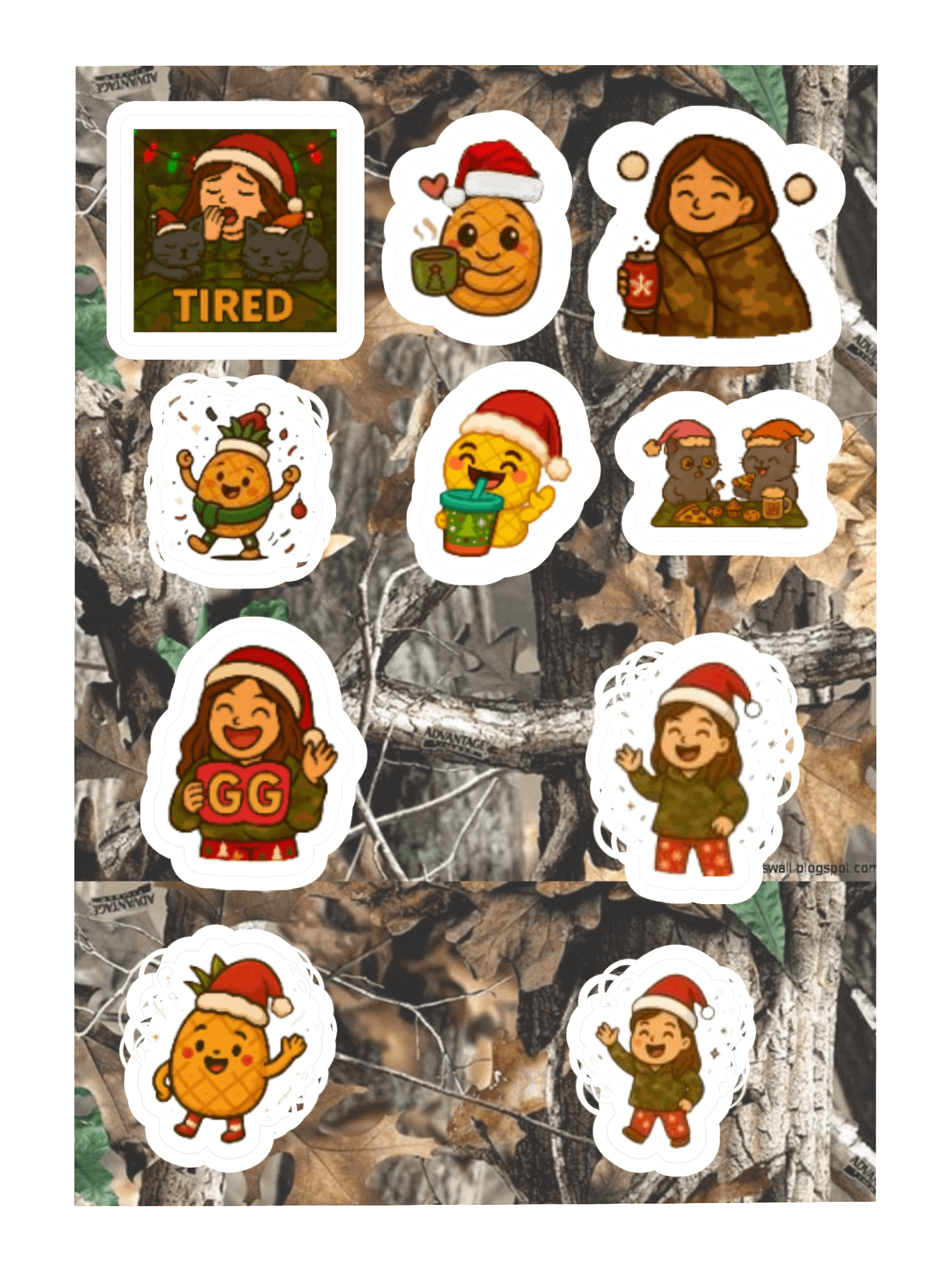christmas Emote Stickers product image (3)