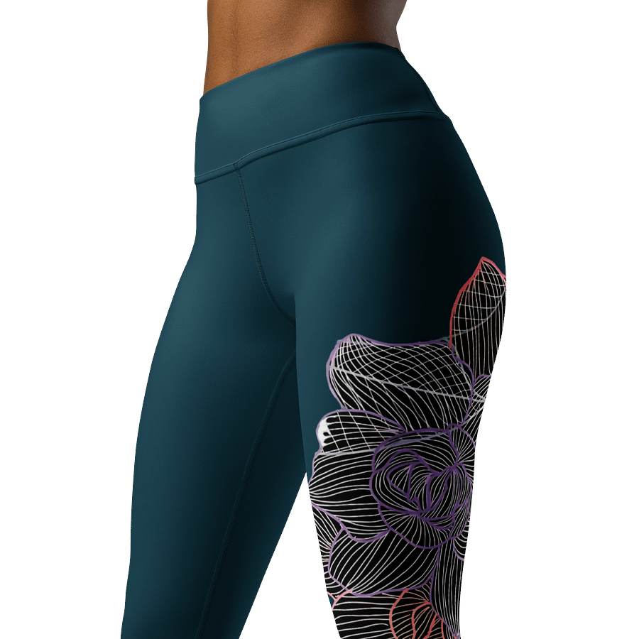 DTAC Floral Harmony Yoga Leggings product image (4)