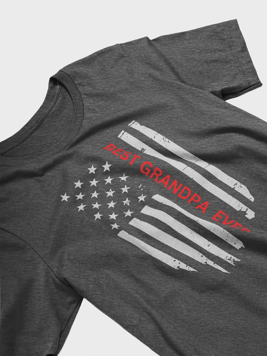 American Flag Best Grandpa Ever - Unisex T-shirt Bella Canvas 3001 product image (9)
