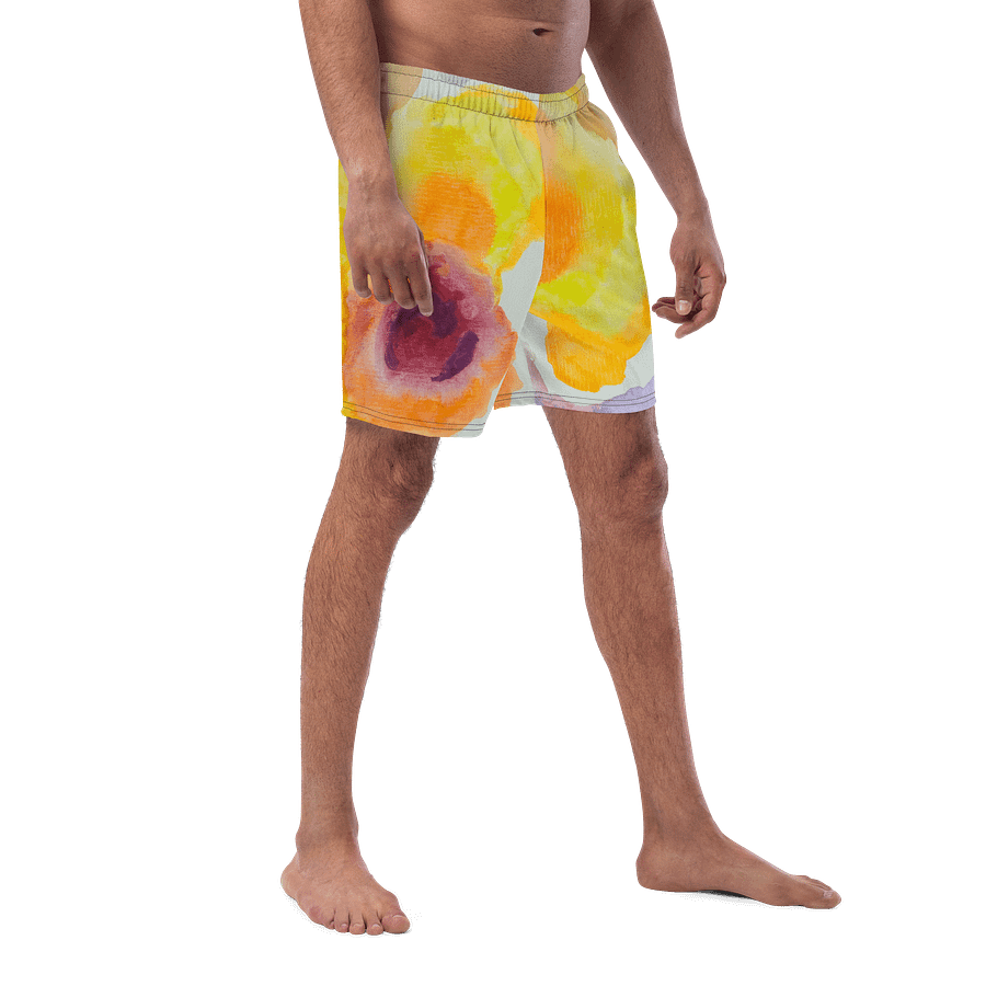 Red and Yellow Watercolor Men Trunks product image (3)