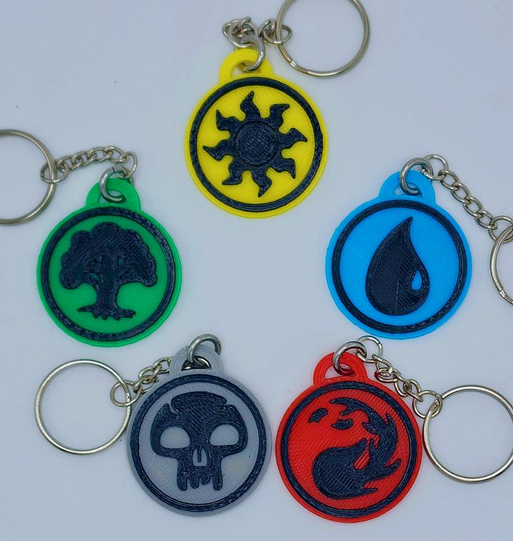 3D Printed Magic the Gathering Keychains product image (1)