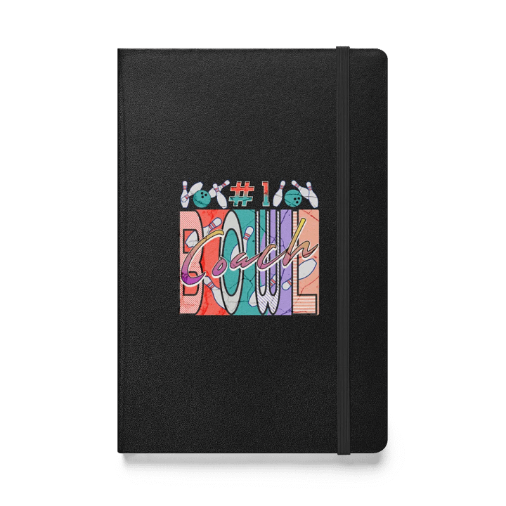 Number 1 Coach Bowling Vibrant Hardcover Journal product image (1)