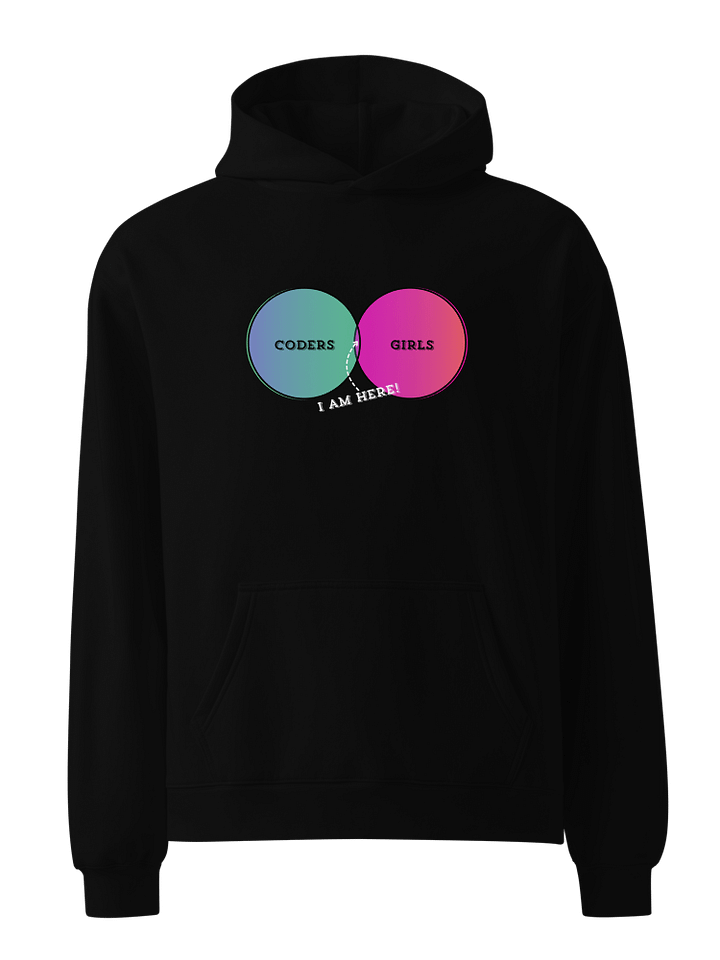 Coder Girls Unisex Premium Oversized Hoodie product image (2)