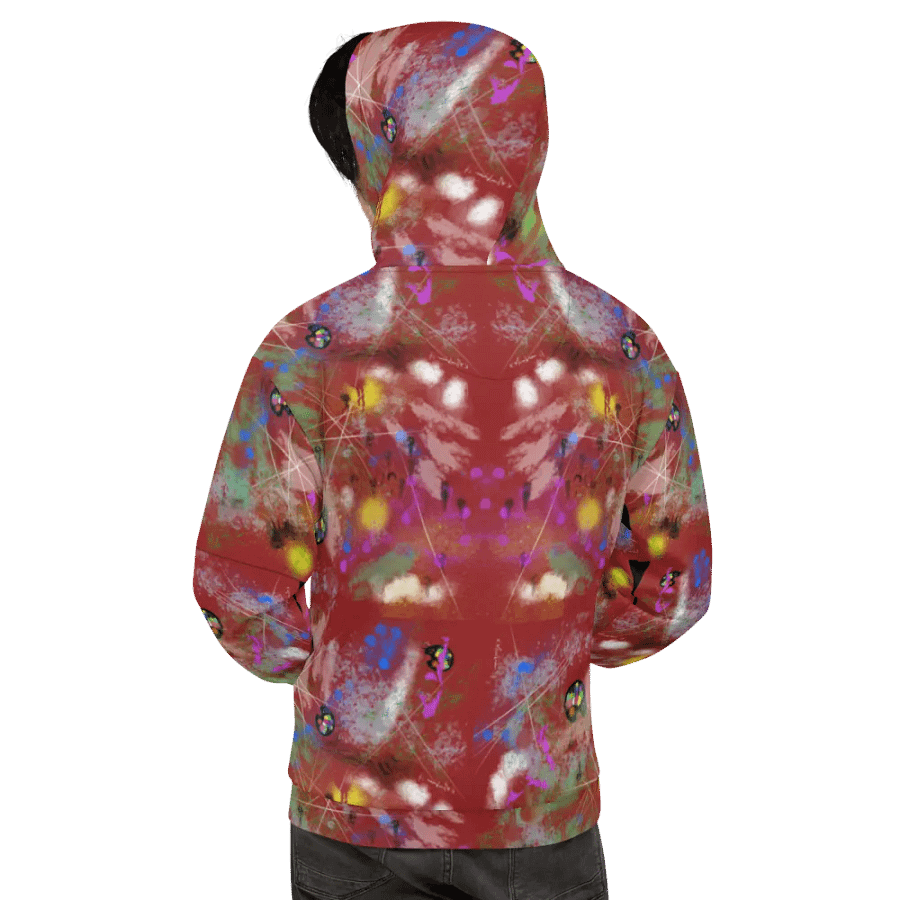 SplatterWear #2 Unisex Art Hoodie/Radish product image (5)
