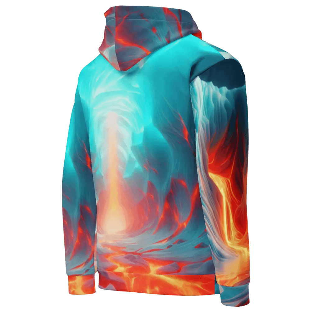 Fire and Ice - Molten Lava Meets Ice #3 product image (7)