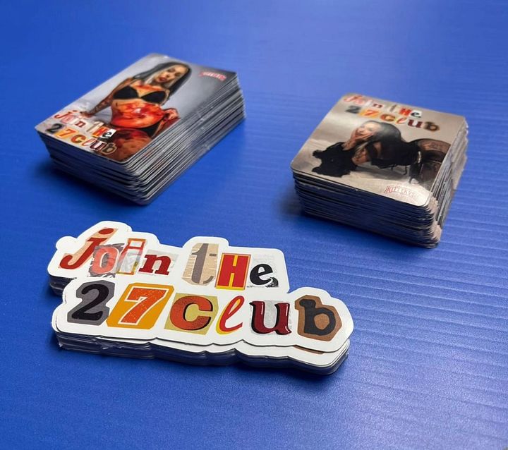 “27 CLUB” STICKER PACK product image (1)