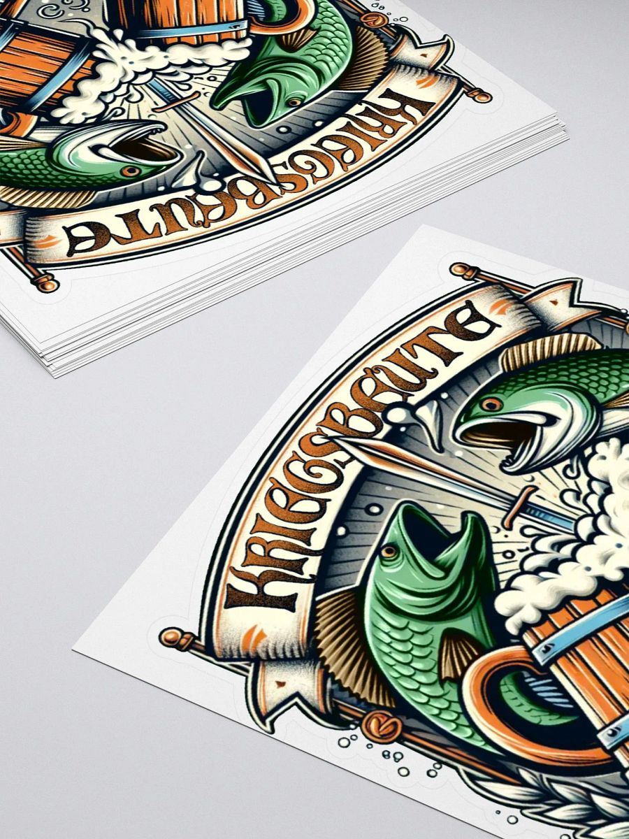Kriegsbeute Bar Fight Sticker product image (4)