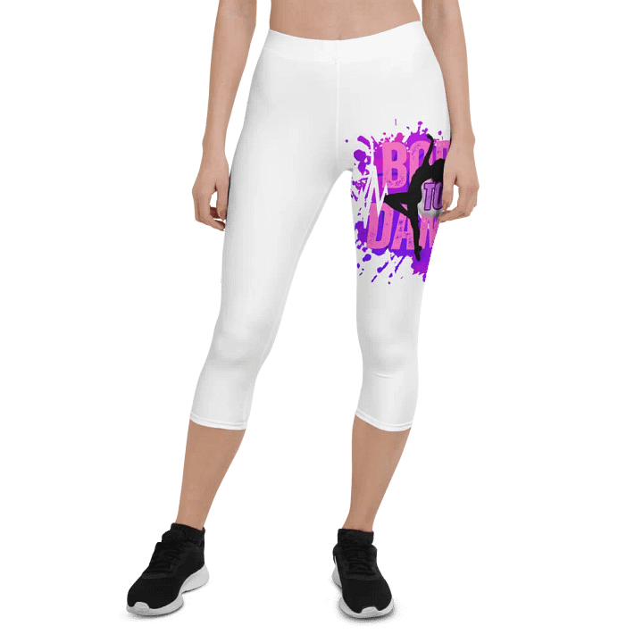 Vibrant Born to Dance Her Silhouette Capri Leggings product image (1)