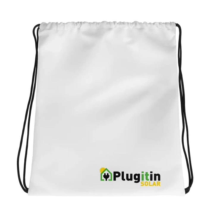 Plug It In Solar High-Quality Drawstring Bag product image (1)