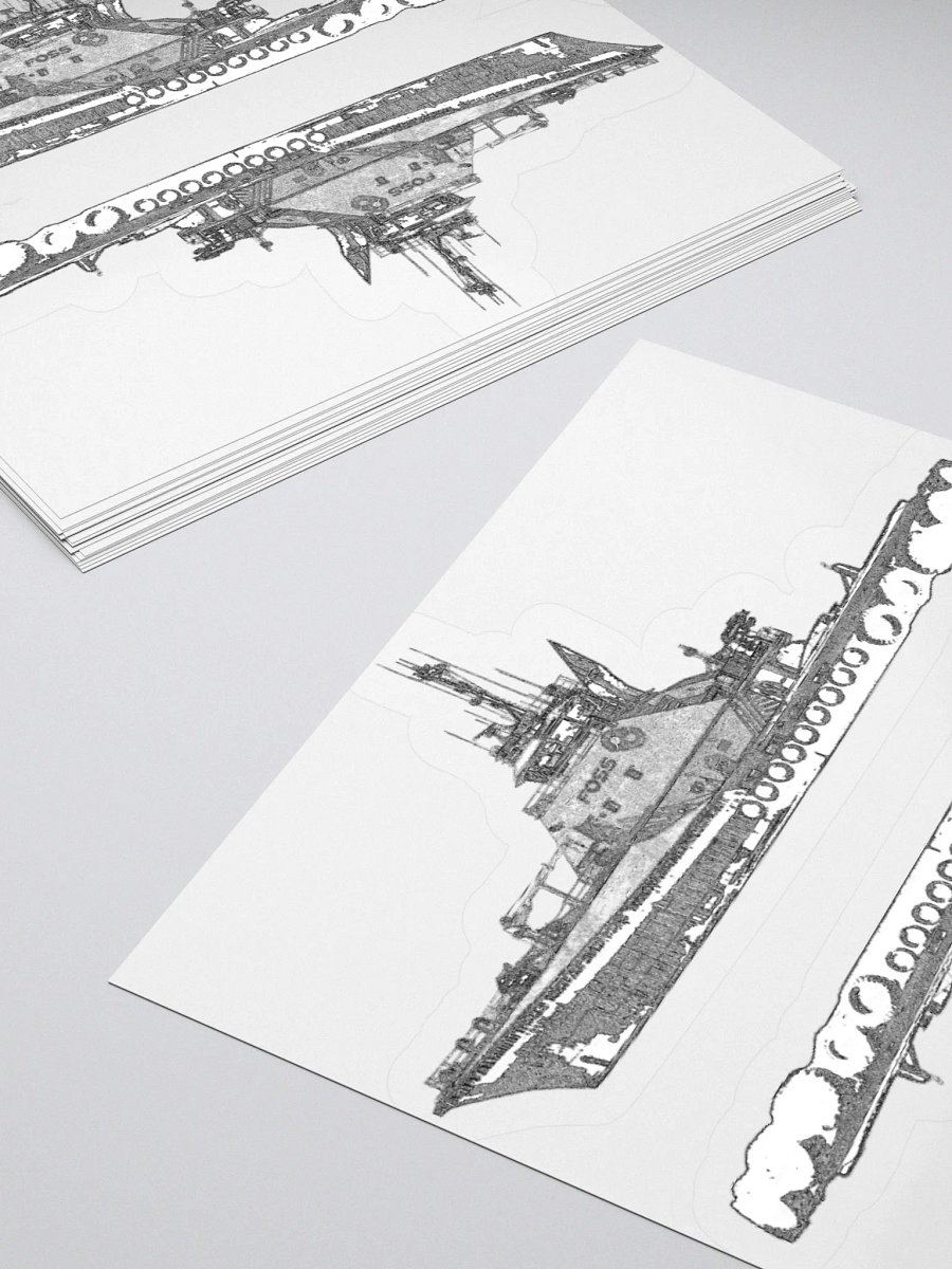 1 Foss Tugboat Sketch Kiss Cut Stickers product image (15)