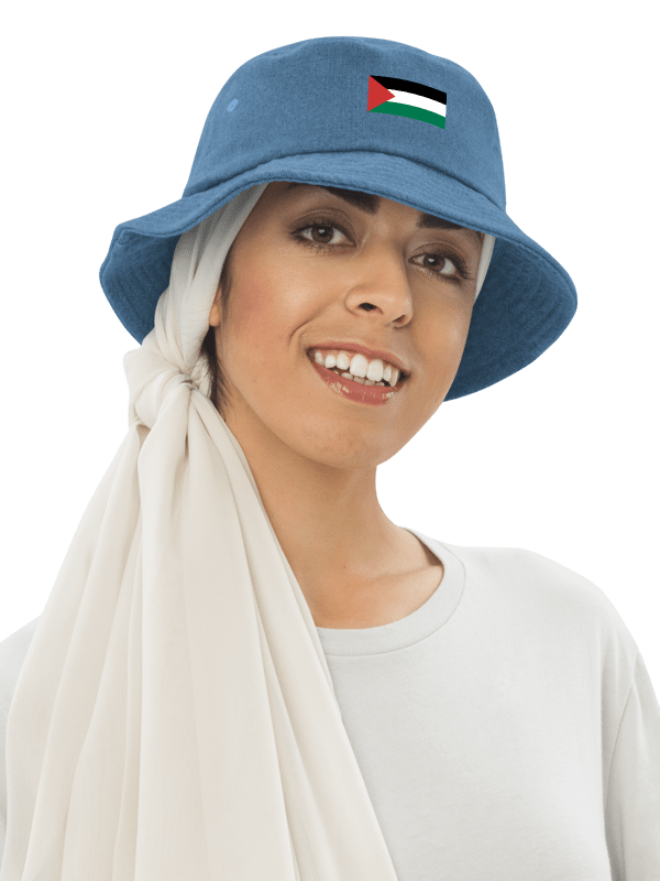 Capstone Denim Bucket Hat | Palestina Flag product image (1)