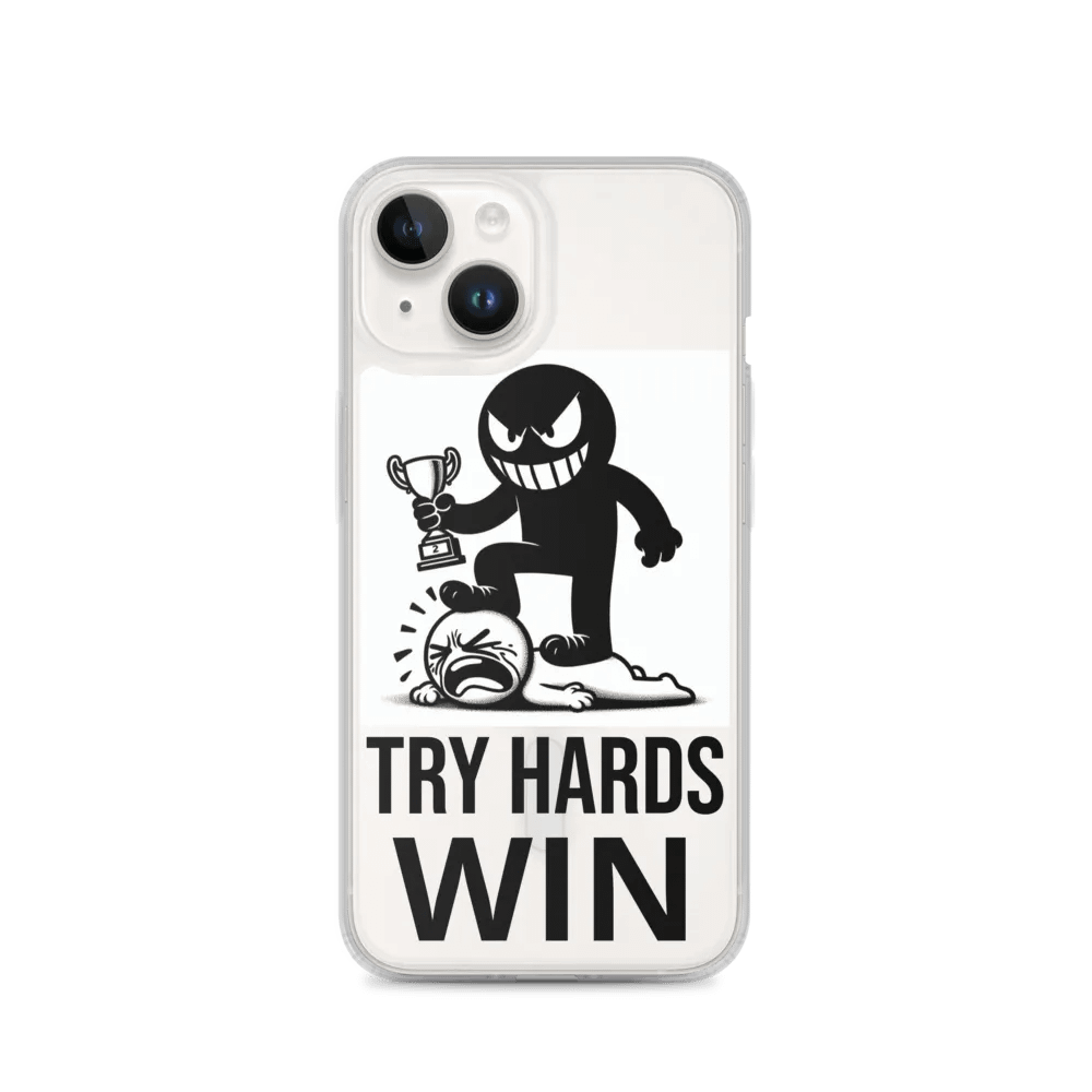 TRY HARDS WIN iPhone® MagSafe® Clear Case product image (4)