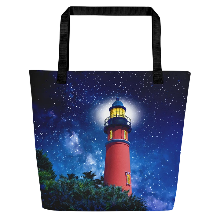 Ponce de Leon Inlet Lighthouse at Night Tote Bag product image (1)