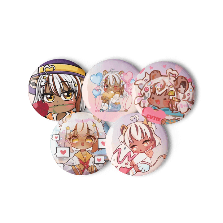 Zanya Valentines Day Pin Set (1.25" only) product image (3)
