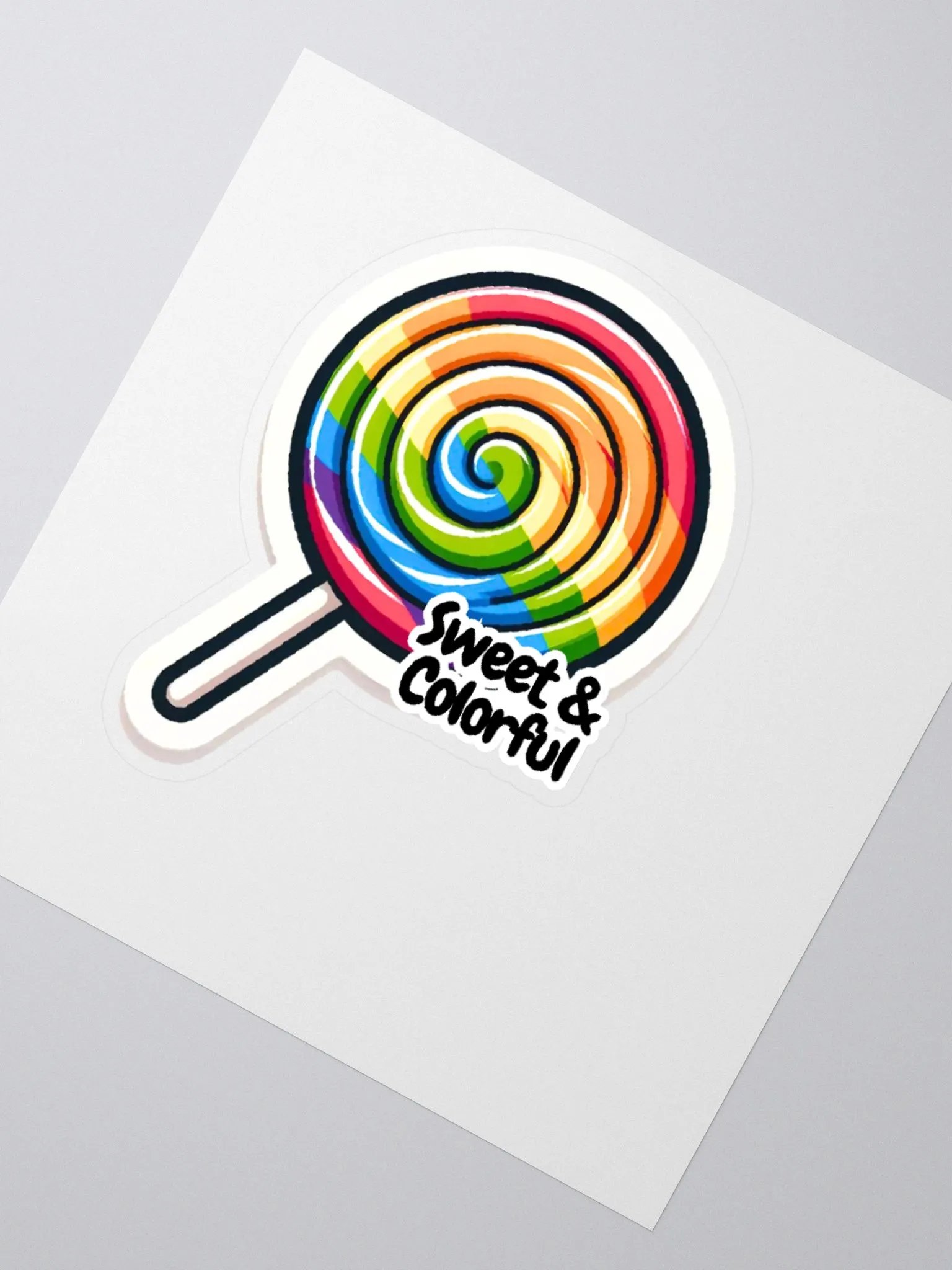 Sweet & Colorful-Rainbow Vibe Sticker-Sweet as Candy Sticker product image (4)