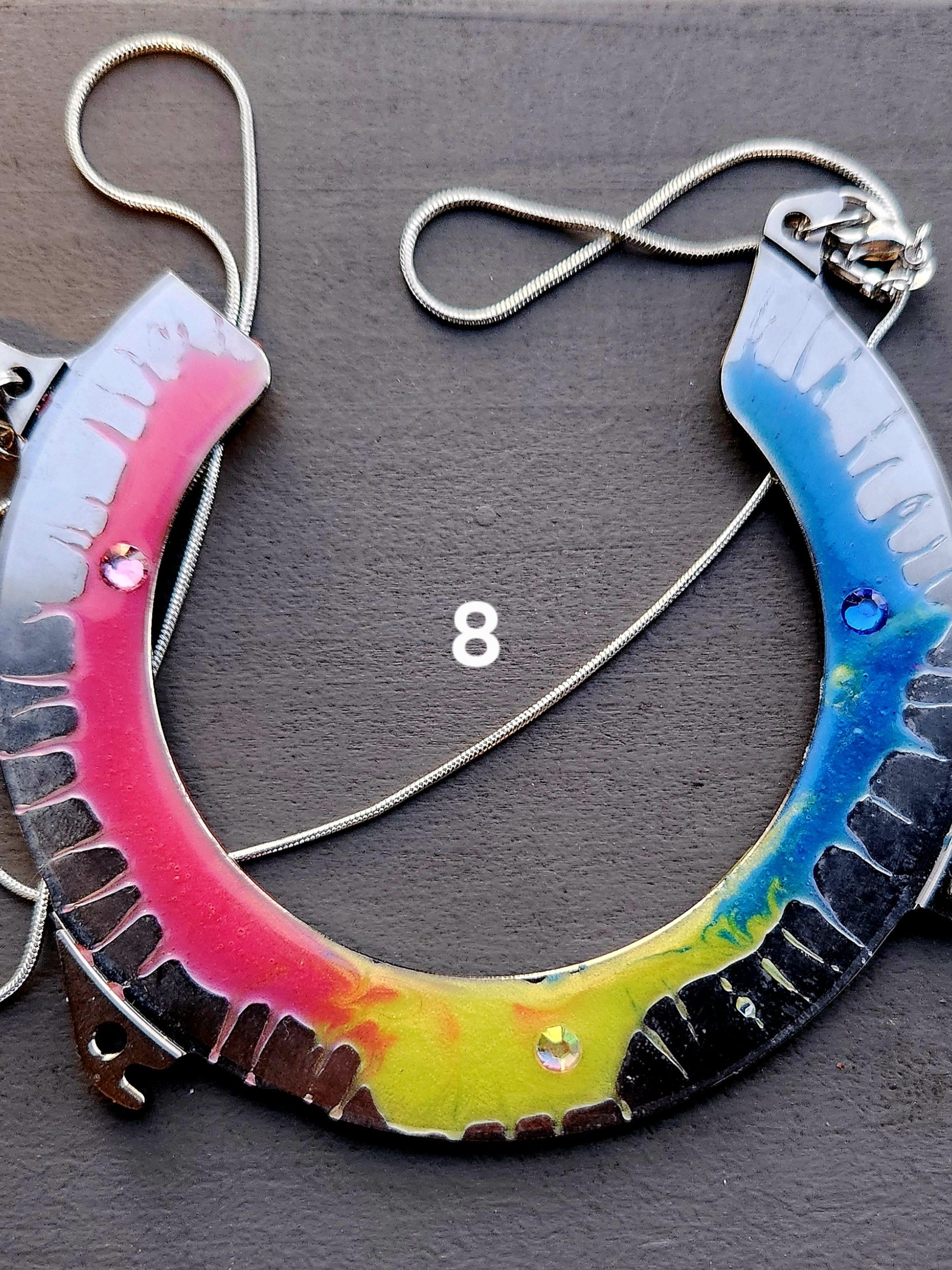 Paint Splatter Pride Flag Necklaces product image (8)
