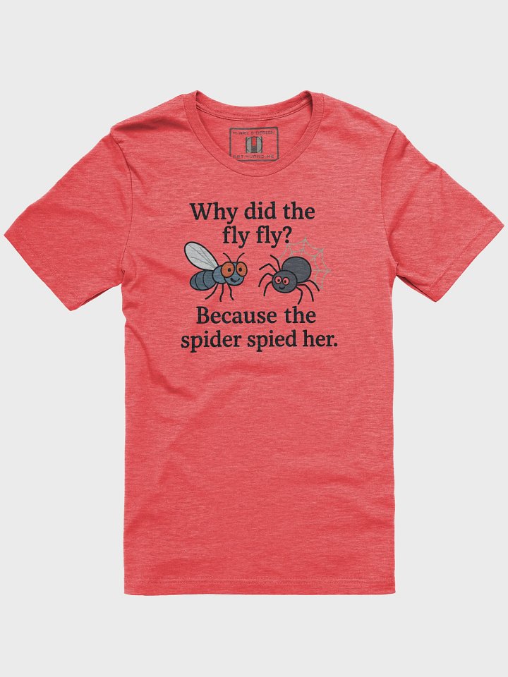Fly Spy Comic Tee – Vintage Grammar Pun T-Shirt product image (2)