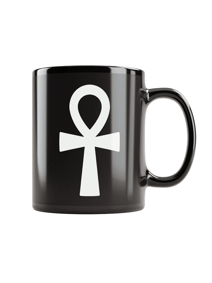 Ancient Ankh Black Glossy Mug product image (1)