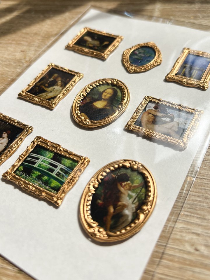 PREORDER Stolen Art 1 Full Handmade Sticker Sheet- Pack of 9 product image (2)
