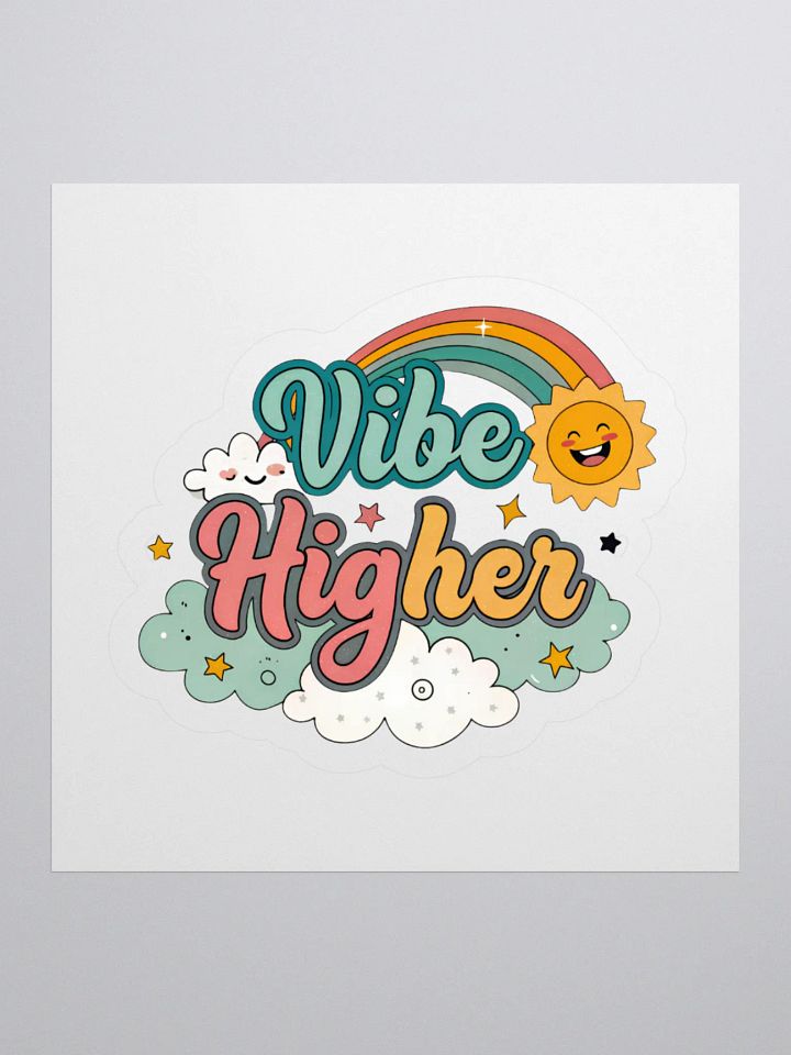 Vibe Higher Kiss Cut Stickers product image (2)