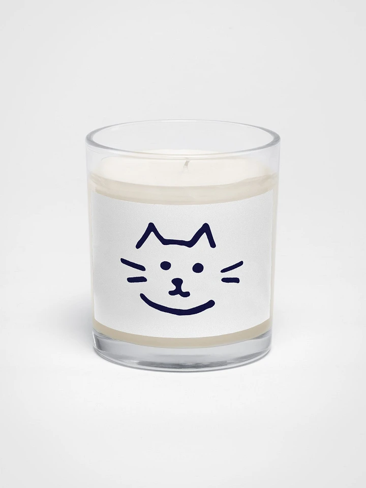 Soy Wax Candle In A Clear Glass Jar product image (1)