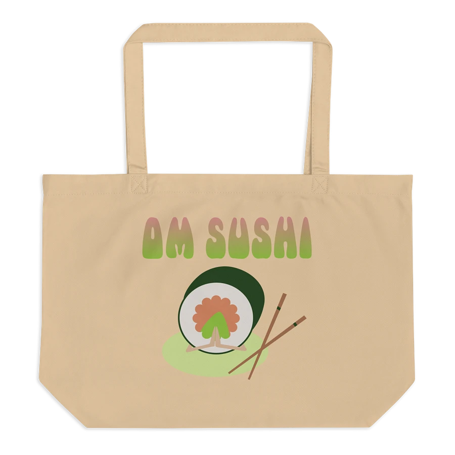 Quirky Om Sushi Eco-Friendly Large Tote Bag product image (2)