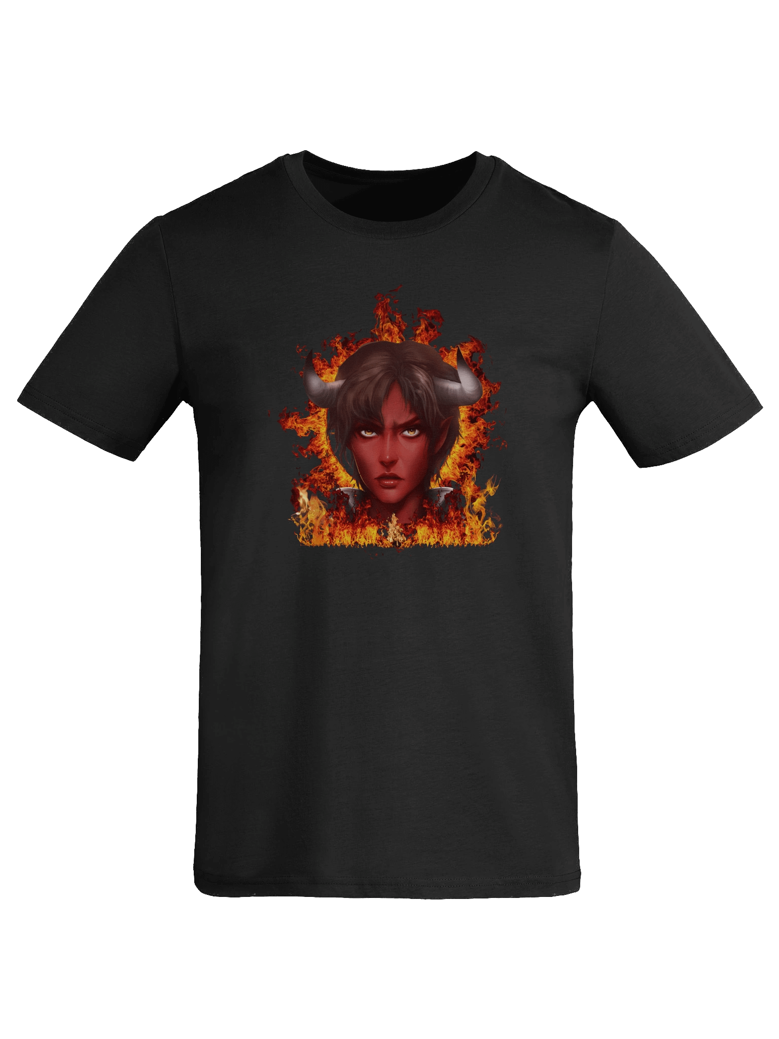 Black Regular Fit T-Shirt Dawn of Silence: Khirey product image (3)