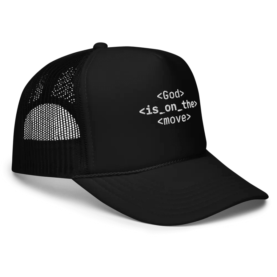 God is on the move Trucker product image (3)
