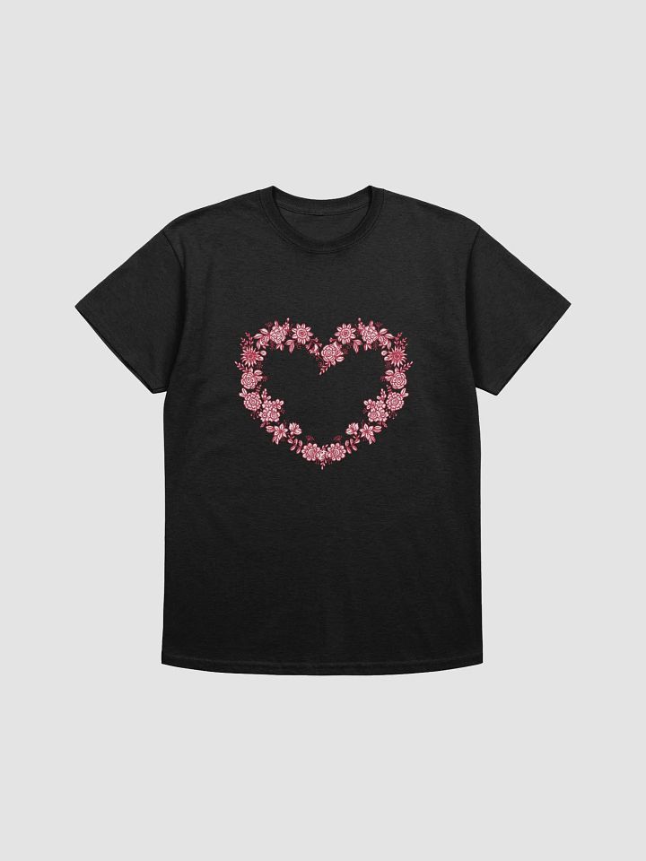 Red Floral Heart Women's T-Shirt product image (7)
