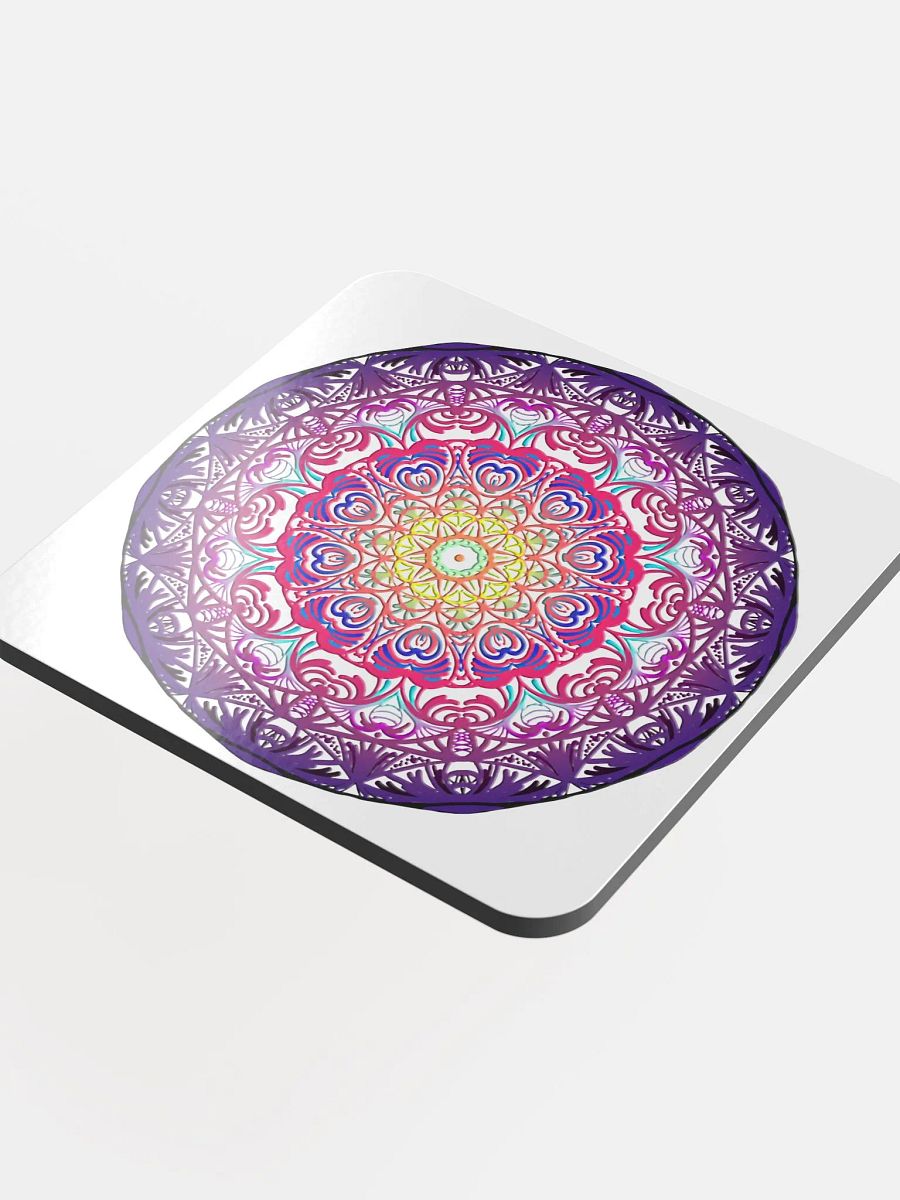 Harmonious Mandala Cork Coaster product image (4)