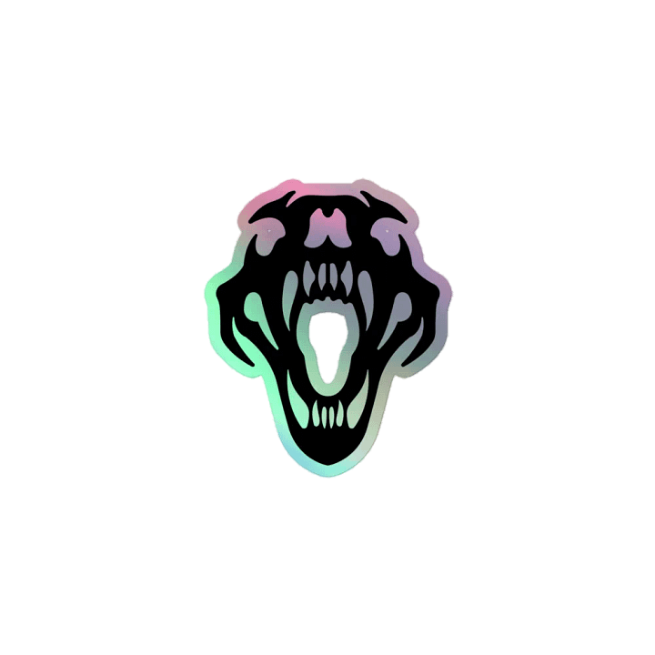 Big E BearSKull Logo Sticker product image (1)