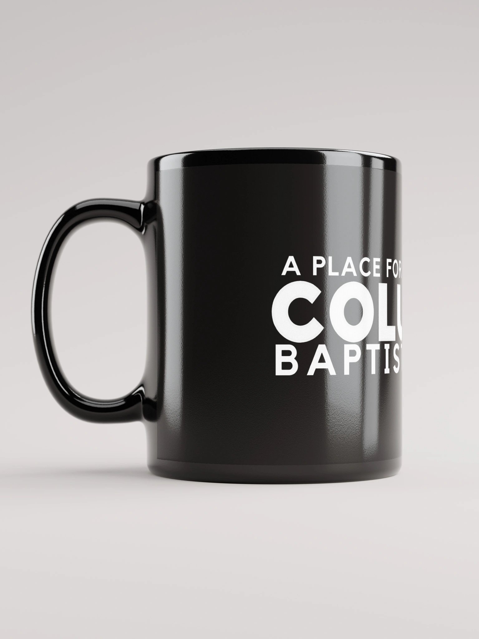 A Place for Faith & Family Black Mug product image (11)