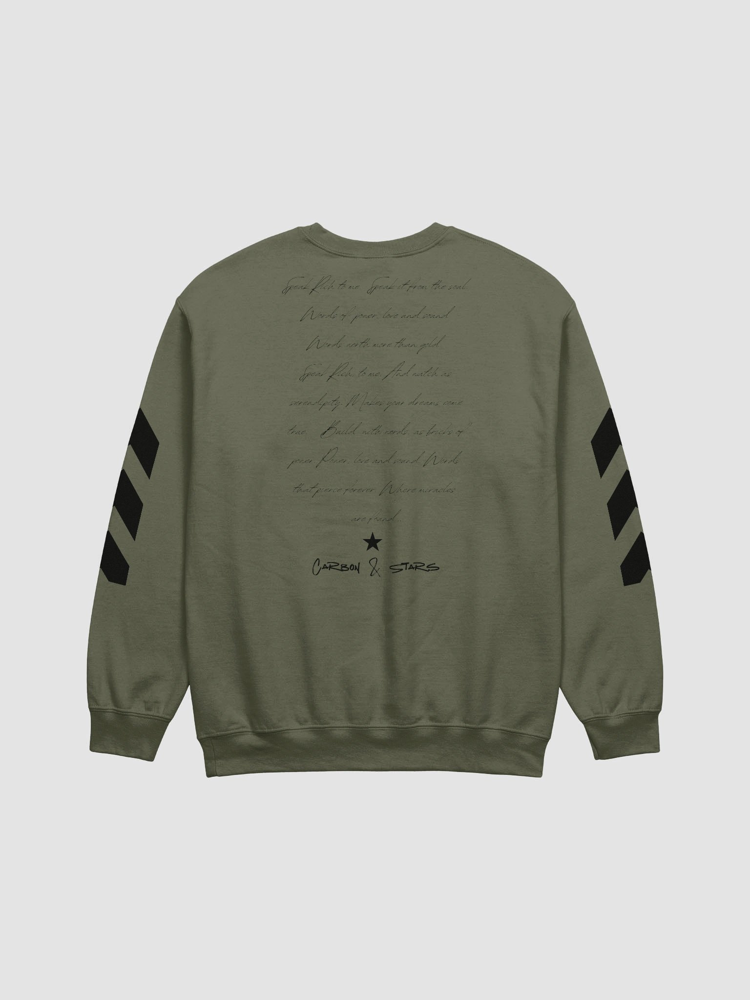 'Speak Rich' Gold Lips Sweatshirt product image (4)