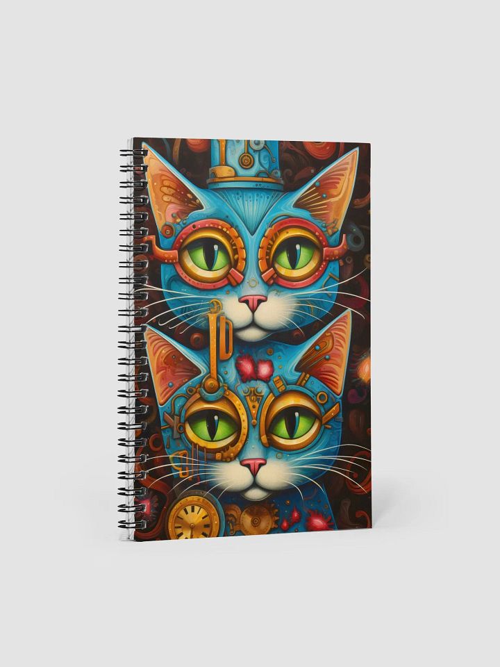 Steampunk Cats Spiral Notebook product image (1)
