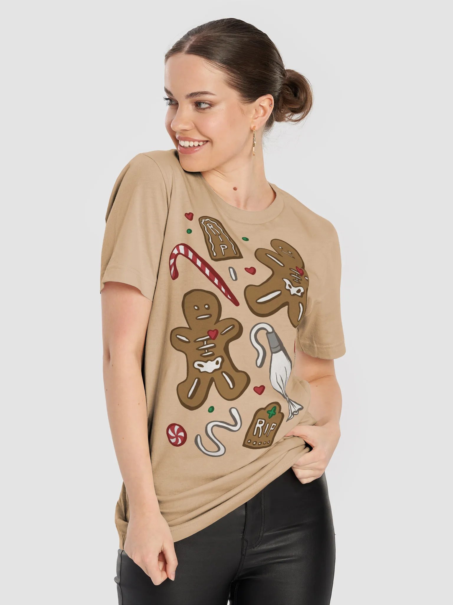 Totally Normal Gingerbread Men Tee product image (6)