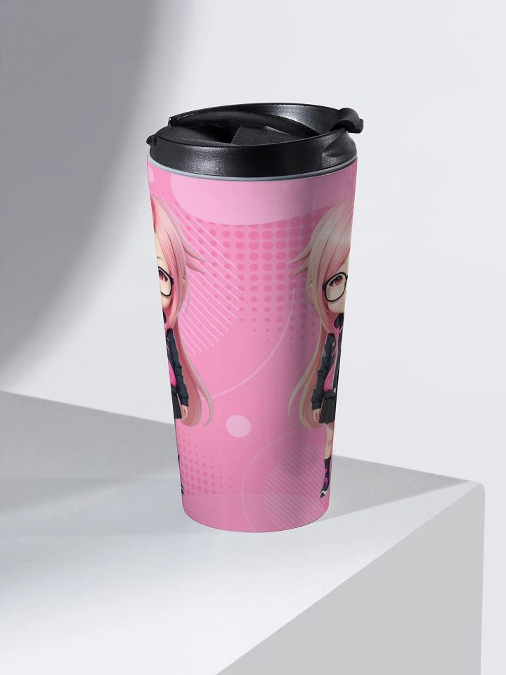 (PINK CHIBI) K Stainless Steel Travel Mug product image (2)
