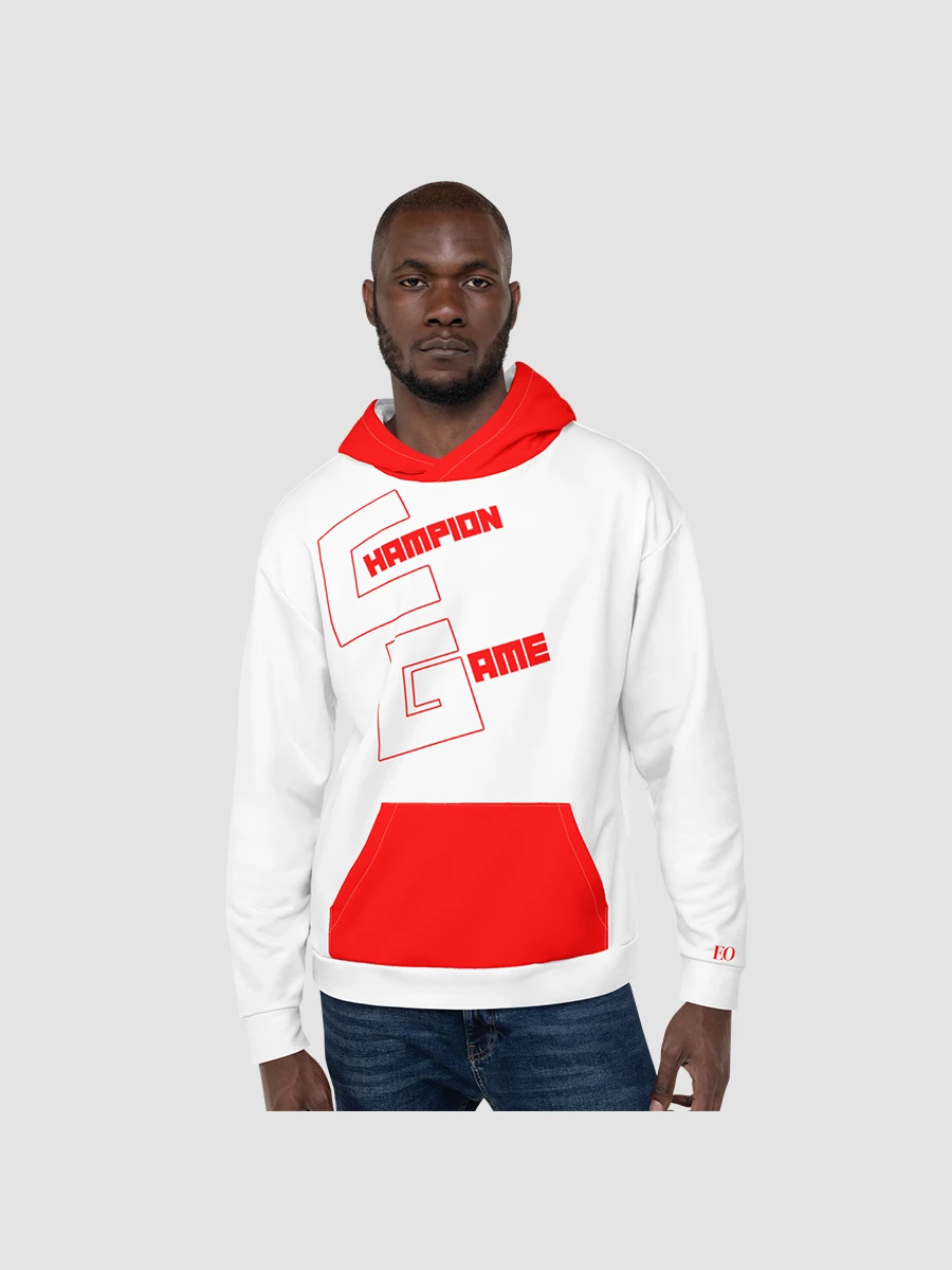 Red White Champion Game Hoodie product image (5)