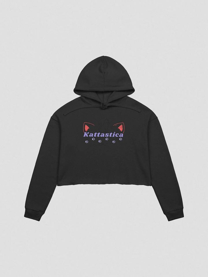 Crop Top Hoodie Kattastica logo product image (3)