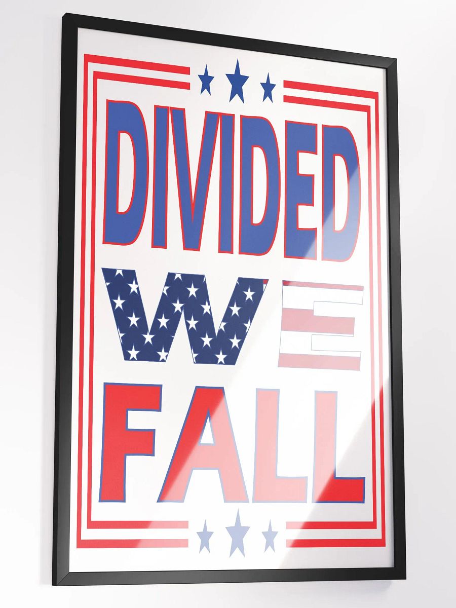 Divided We Fall - USA - Framed High-Quality Matte Poster product image (3)