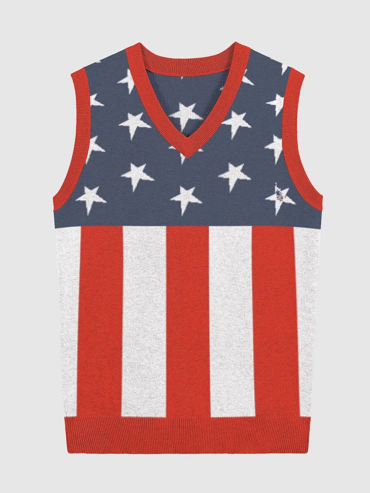Starry Night Jacquard V-Neck Vest product image (1)