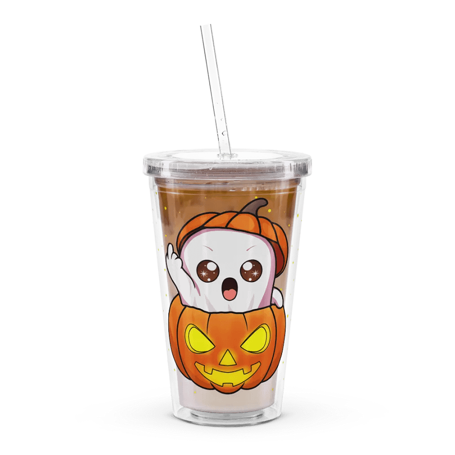 Spooky FU Ghost Pumpkin Tumbler product image (8)