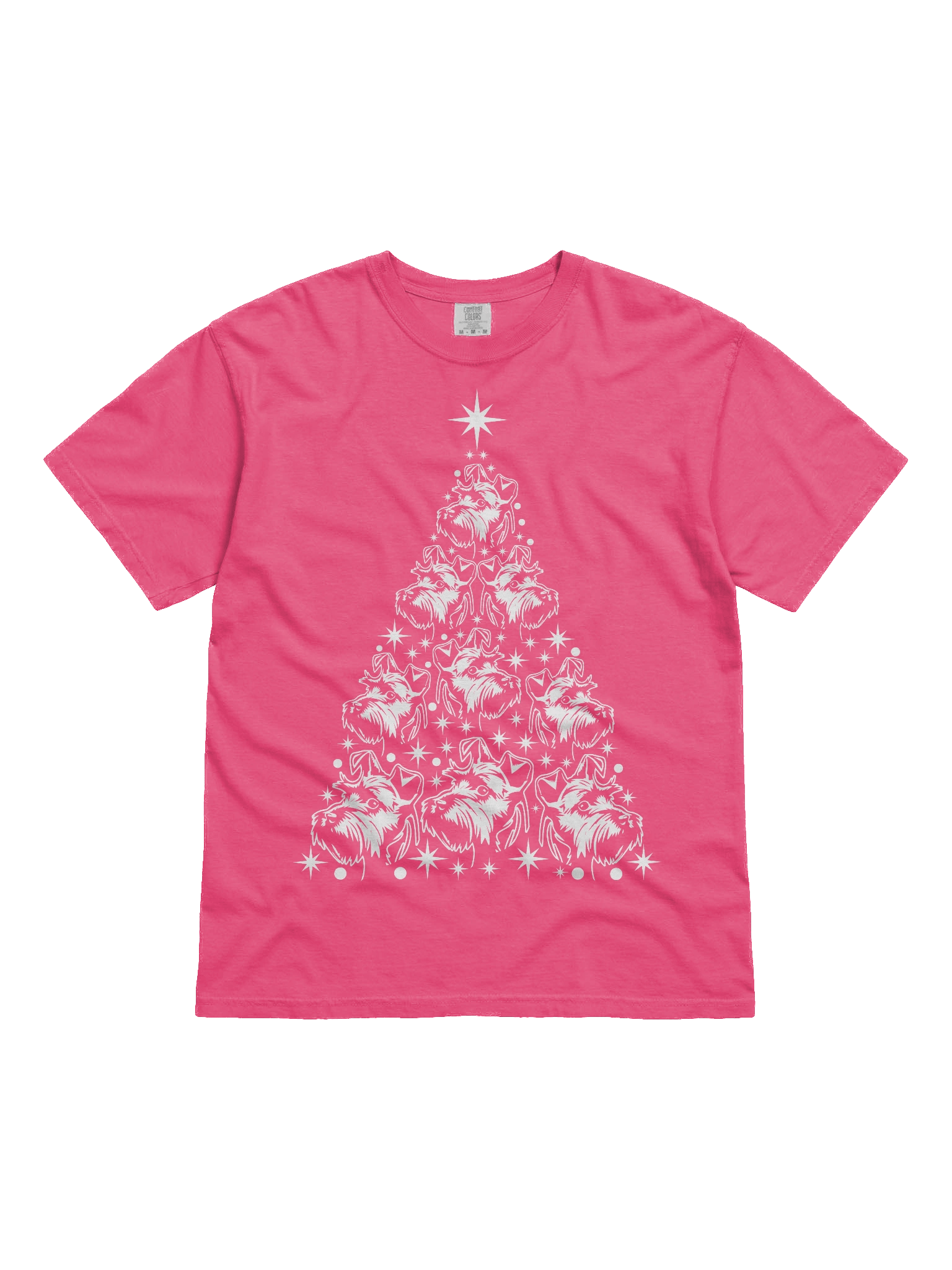 Wire Fox Terrier Christmas Tree T-Shirt product image (2)