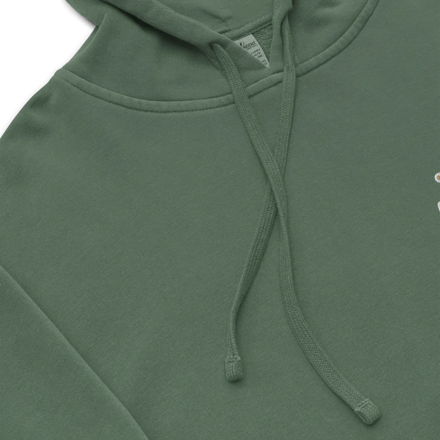 *not* mentally linear (L.C. brown bubble design) embroidered pigment hoodie product image (8)