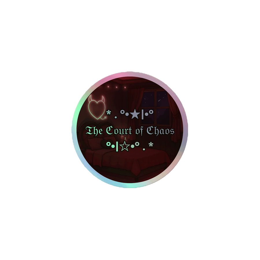 The Court of Chaos Holo Sticker product image (1)