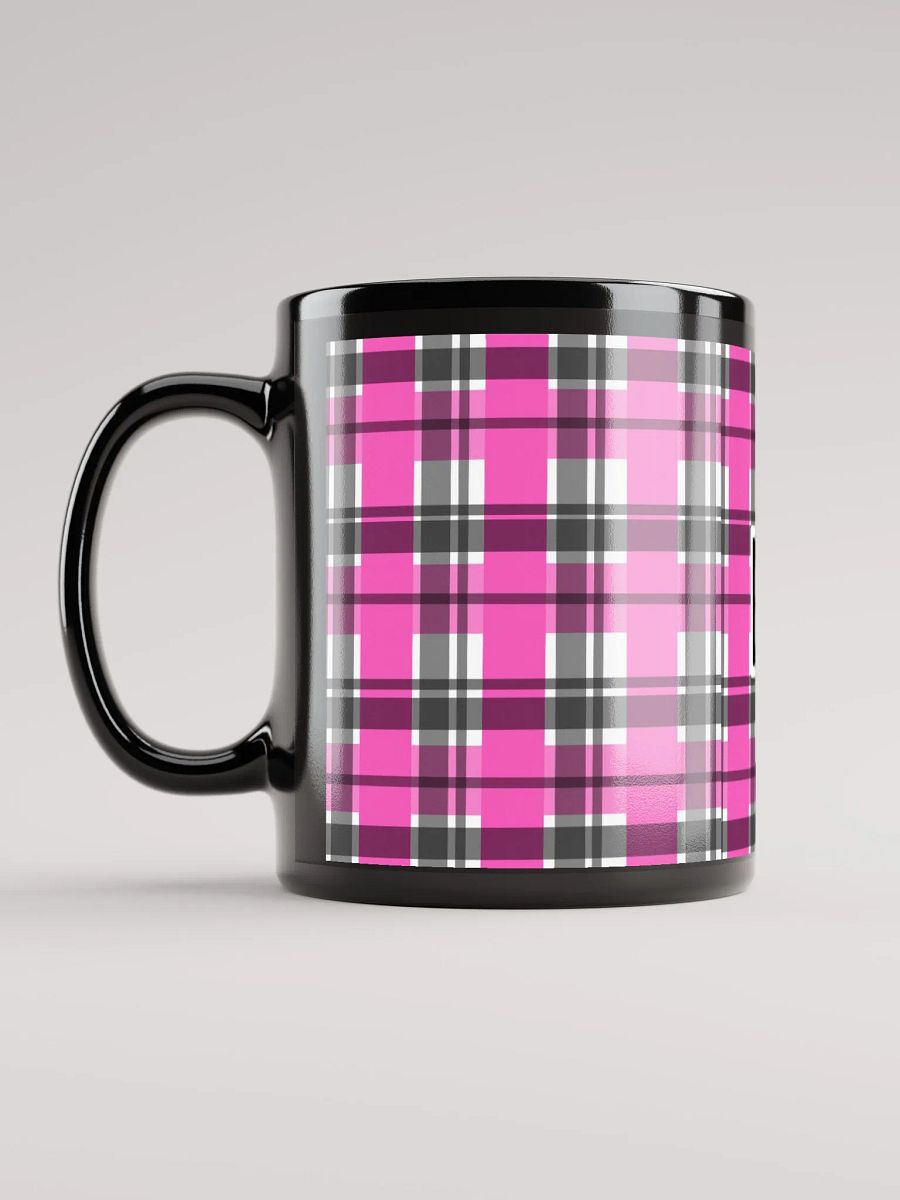 8T Sips Founders Plaid Black Glossy Mug product image (11)