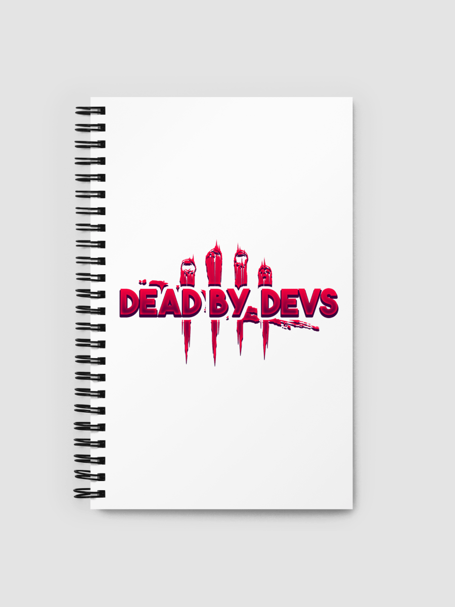 DEAD BY DEVS | Spiral Notebook Print product image (1)