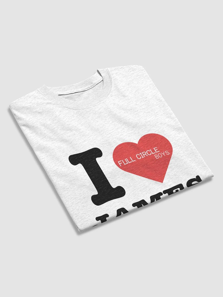 I love JAMES t-shirt product image (26)